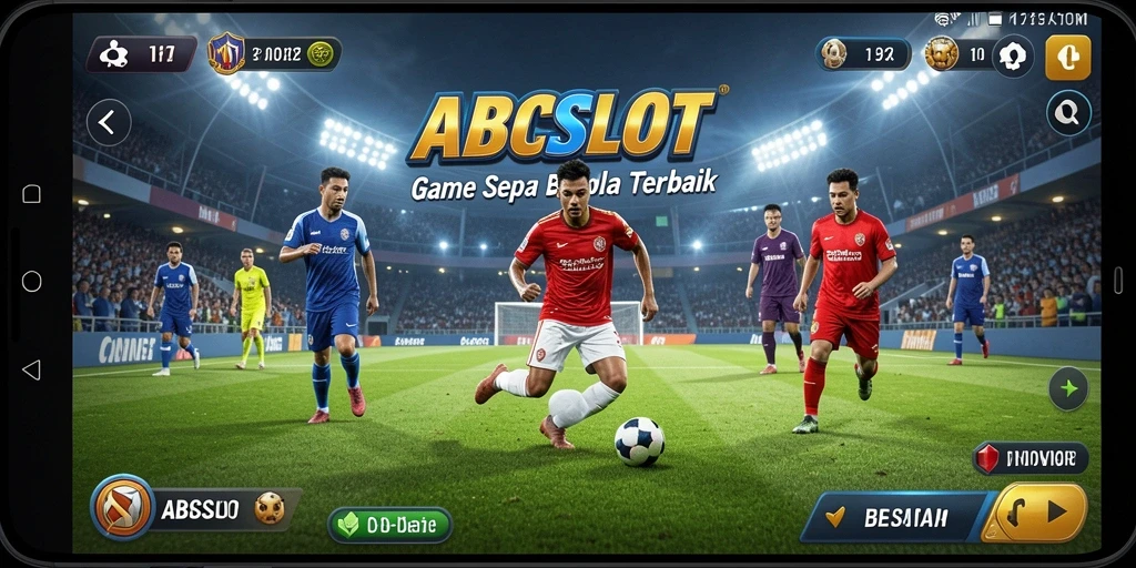 Tampilan menarik gameplay sepak bola di ABCSLOT.