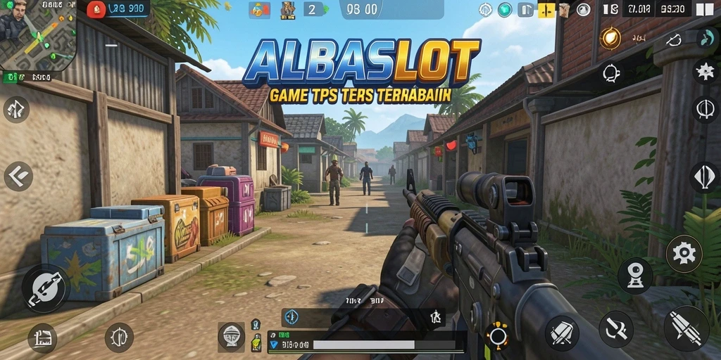 Tampilan gameplay <strong>ALBASLOT</strong> yang penuh aksi dan seru.
