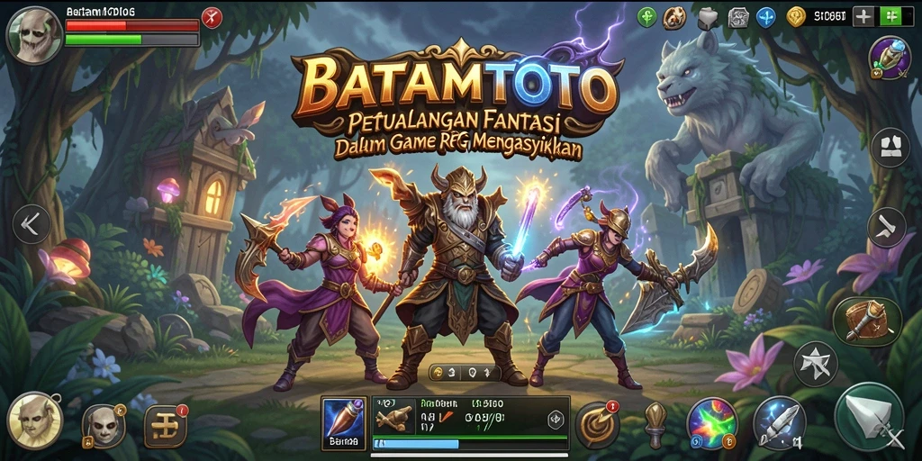 Screenshot gameplay <strong>BATAMTOTO</strong> menampilkan karakter beraksi dalam pertempuran mendebarkan.