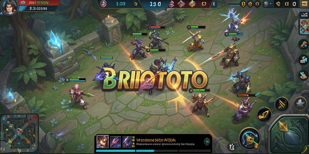 Gameplay seru dalam BRIOTOTO yang memperlihatkan pertarungan antar karakter.