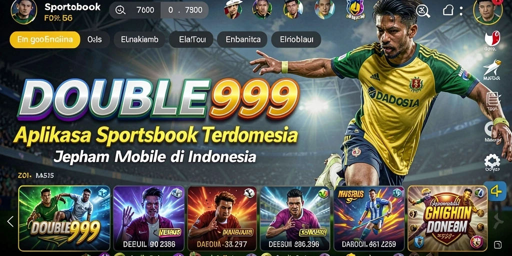 Tampilan menarik dari gameplay taruhan olahraga di DOUBLE999.