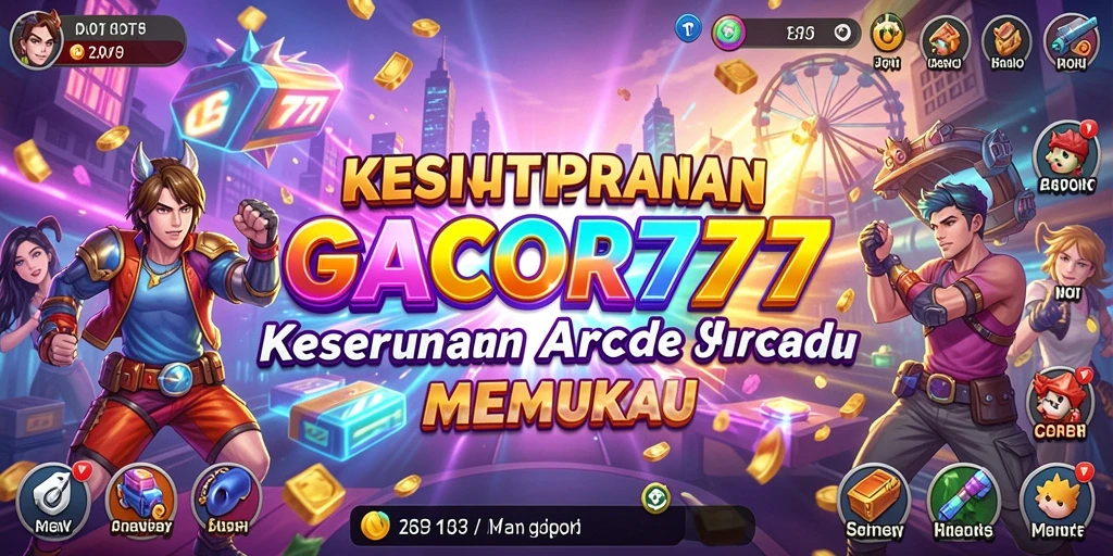 Tampilan seru gameplay GACOR777 yang menggembirakan.
