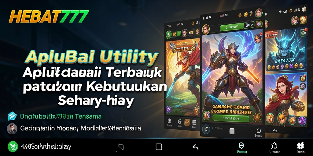 Tampilan utama HEBAT777 yang intuitif dan informatif.