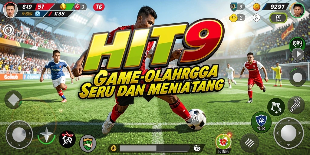 Tampilan gameplay seru dengan berbagai cabang olahraga yang kompetitif.