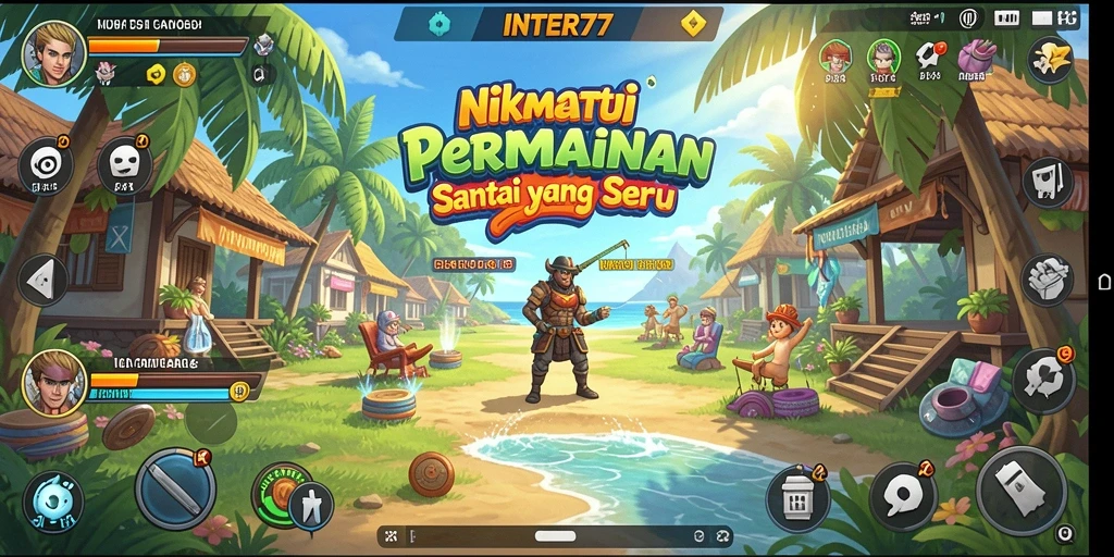 Tangkapan layar INTER77 menampilkan gameplay yang seru dan menantang.