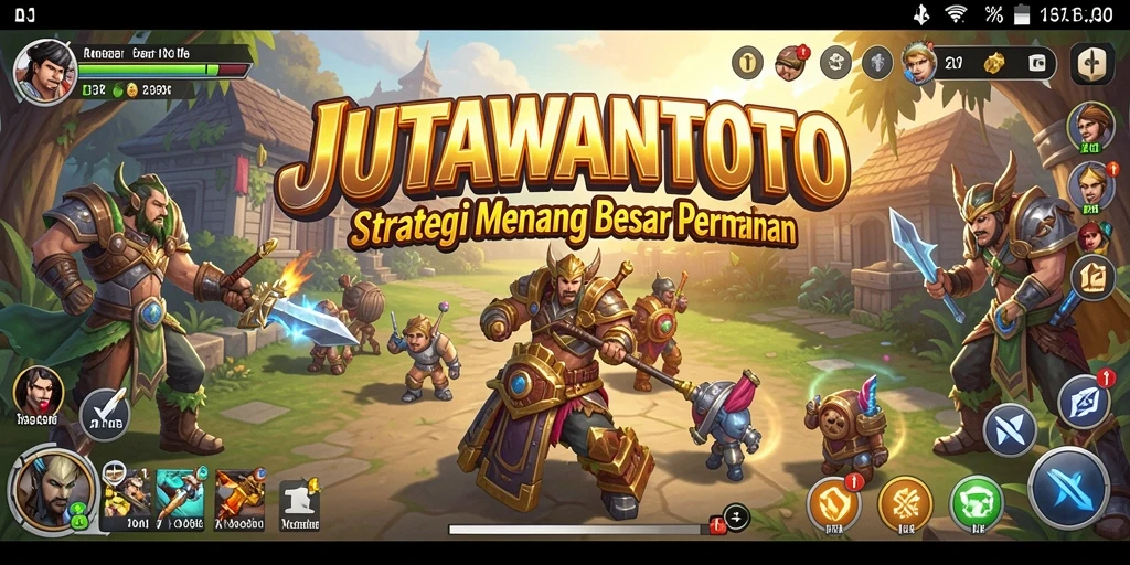 Tampilan gameplay JUTAWANTOTO yang strategis dan mendebarkan.