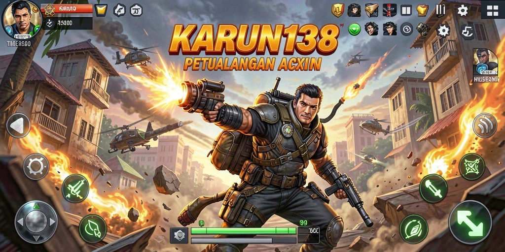 Tampilan gameplay KARUN138 yang penuh aksi dan seru.
