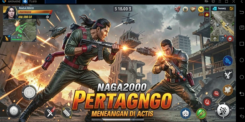 Tampilan Gameplay NAGA2000 dengan Aksi Seru dan Mendebarkan