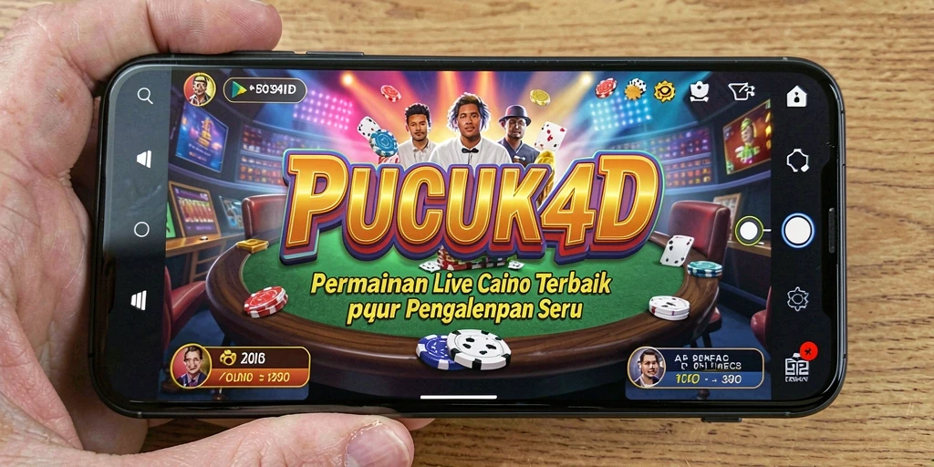 Gameplay menarik dari PUCUK4D dengan dealer live langsung di kasino.