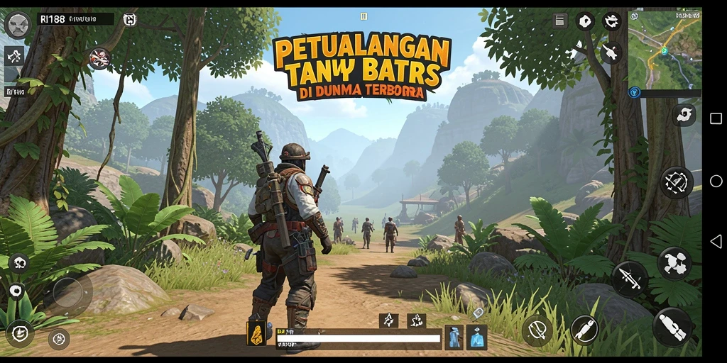 Tangkapan layar gameplay RI188 yang menunjukkan aksi petualangan Open World.