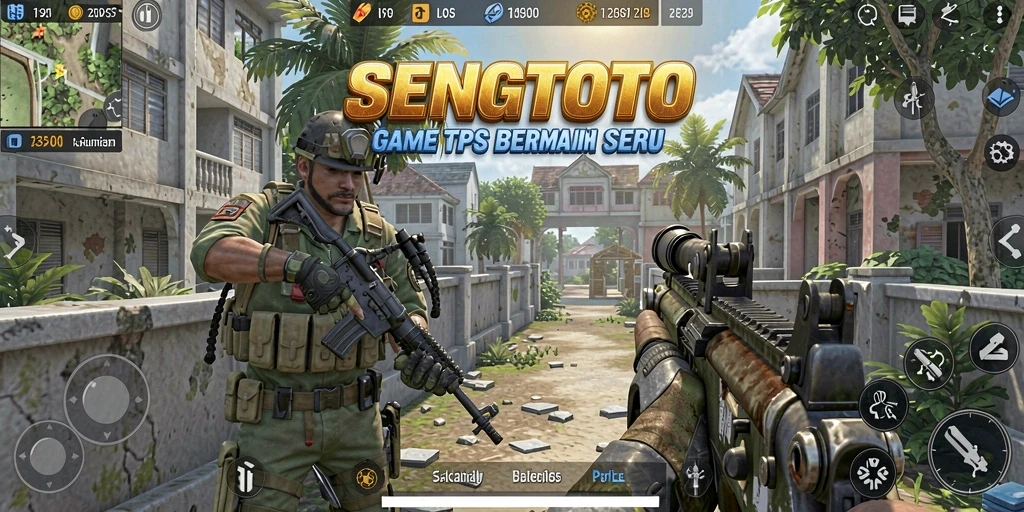 Gameplay SENGTOTO yang seru dan menantang di layar.