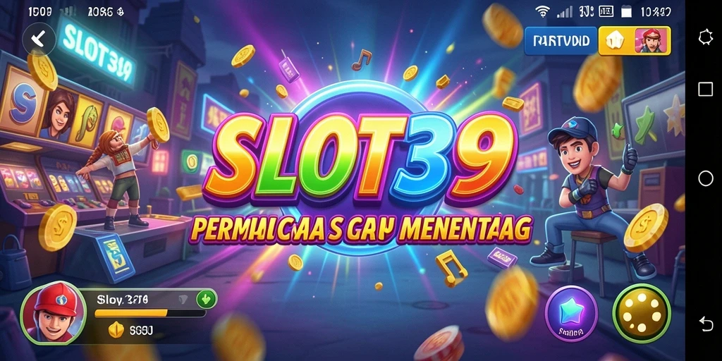 Tampilan gameplay SLOT39 yang menarik dan penuh warna.