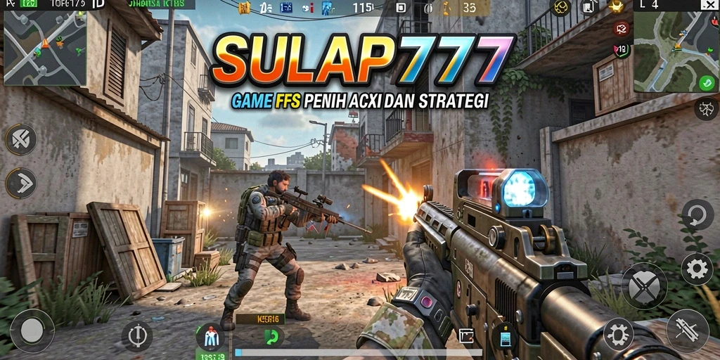 Gameplay intens SULAP777 dengan aksi menembak yang seru.