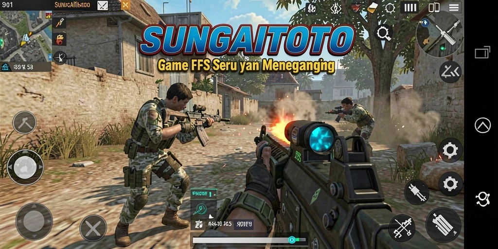 Tampilan menarik dari gameplay SUNGAITOTO dengan aksi tembak-menembak.