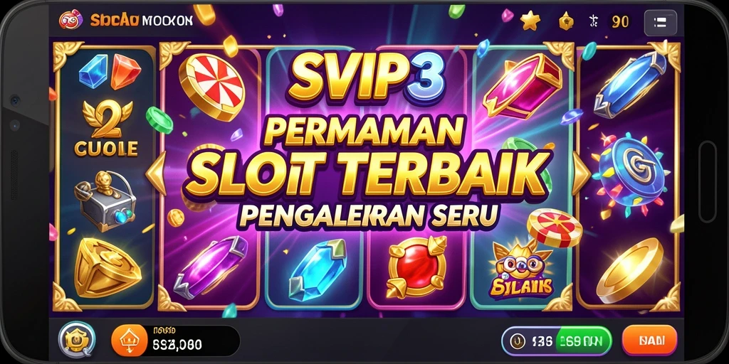 Gameplay Slot SVIP3 yang mendebarkan dengan grafik menawan.