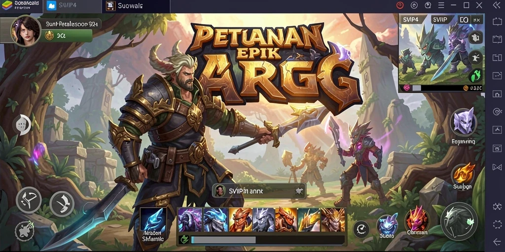 Tampilan gameplay seru dan mendebarkan dari SVIP4.